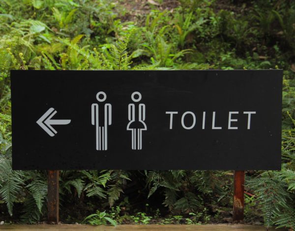 Toilet tijdens verbouwingen